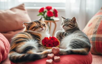 Valentine’s Day și pisicile – timpul pentru îmbrățișări