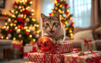 Ce să NU faci cu pisica de Crăciun?