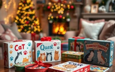 Jocuri de societate cu tematică de pisici – cadouri speciale de sărbători