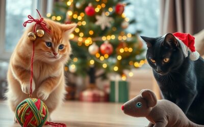 Idei de jucării de Crăciun pentru pisici