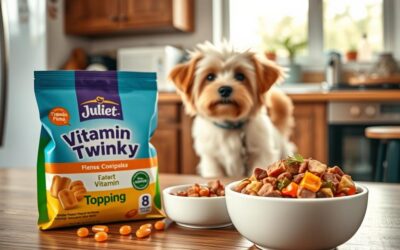 Juliet + pachet de vitamine Twinky sau Juliet + topping – care este mai bun pentru un câine mofturos?
