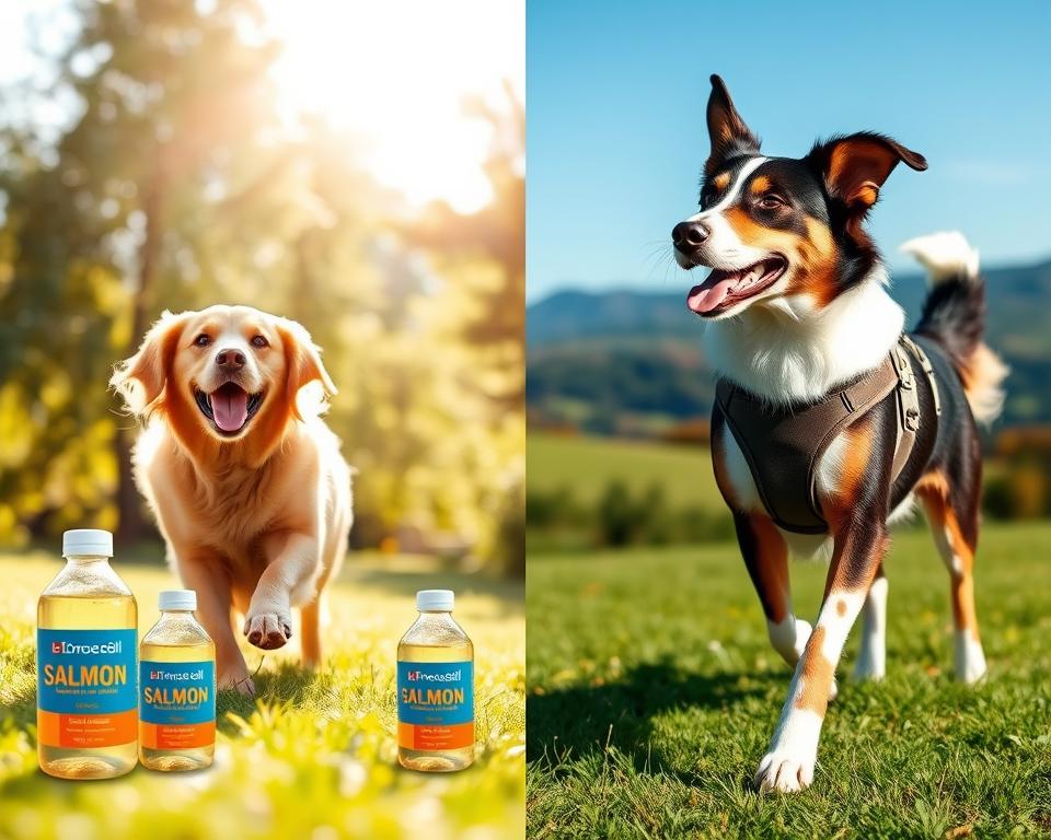 juliet + ulei de somon vs ted + protector articular pentru câine activ