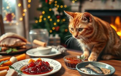 Resturi din meniul de Crăciun – ce poate mânca pisica ta?