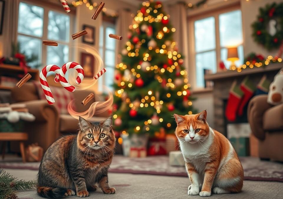 Mirosuri de Crăciun pe care pisicile nu le suportă