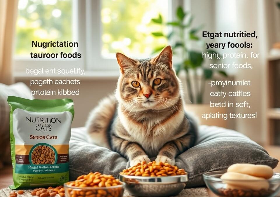 Nevoile nutriționale ale pisicilor în vârstă – Tot ce trebuie să știi despre asta!