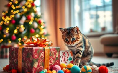 Blog pentru pisici 18 Pachet cadou de Crăciun pentru pisici – ce să pui în el?