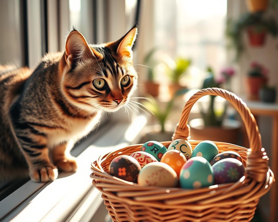 pericolul ouălor de ciocolată pentru pisică