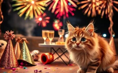 Petreceri de Revelion cu pisica – ce este ok și ce nu