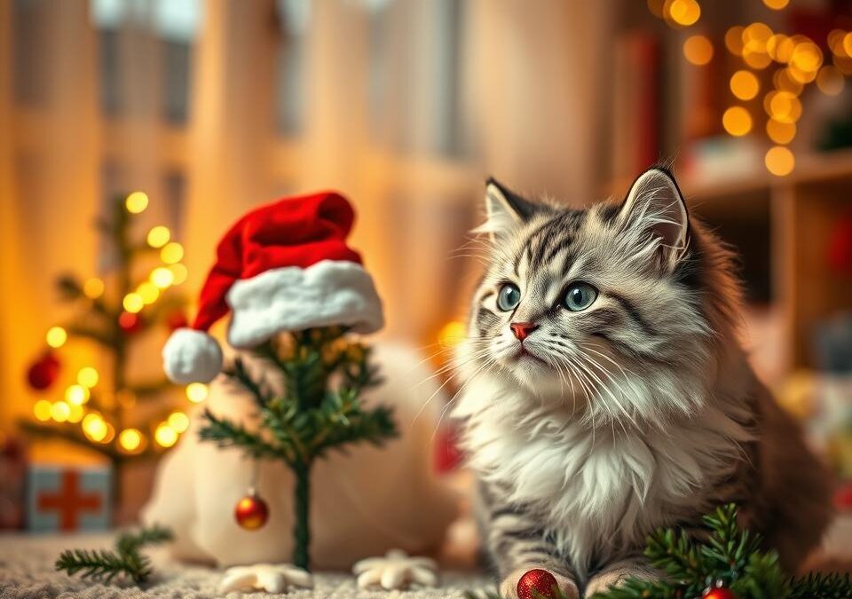 Pisica-Moș Nicolae – cum să o surprinzi pe 6 decembrie