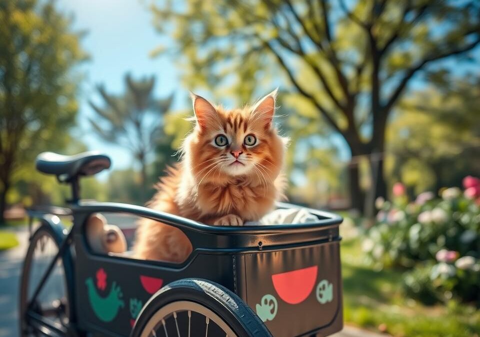Pisica în remorcă de bicicletă – Tot ce trebuie să știi despre asta!