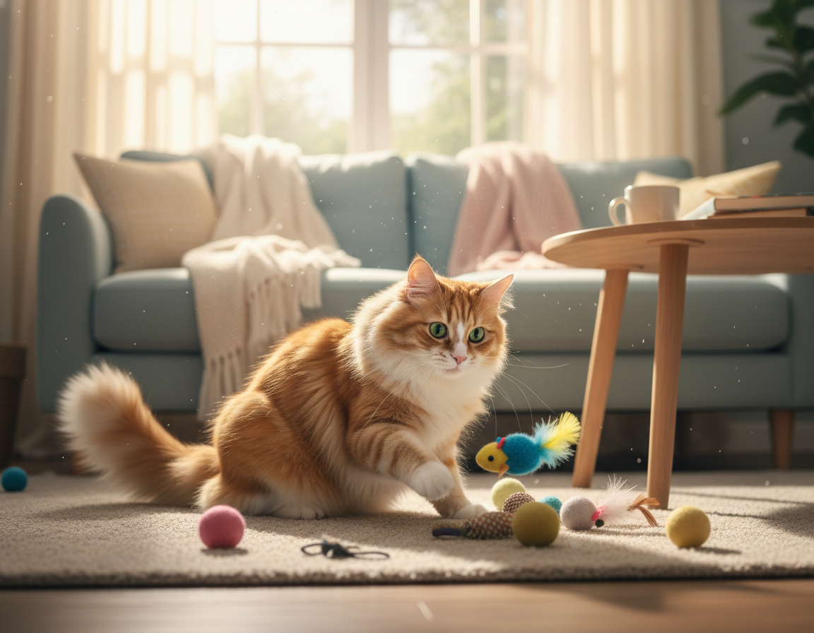 pisică mai energică după CricksyCat