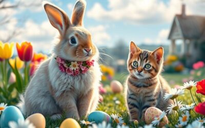 Blog pentru pisici 24 Pisica și iepurașul – mituri și realități de Paște
