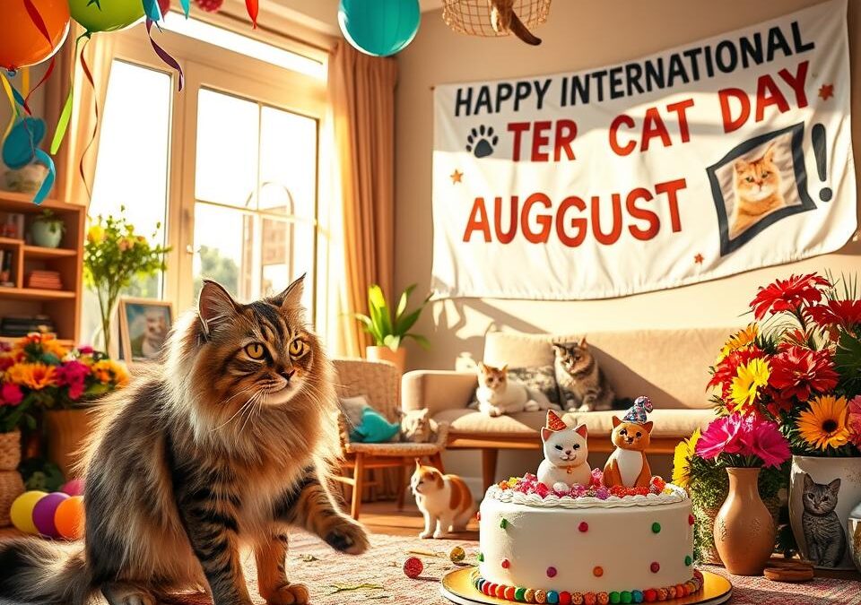 8 august – Ziua Internațională a Pisicii: idei de sărbătoare