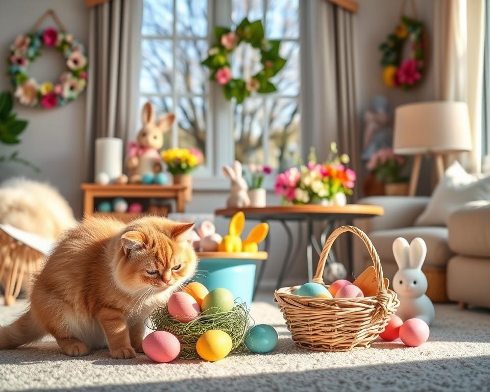 plante interzise de Paște pentru pisică