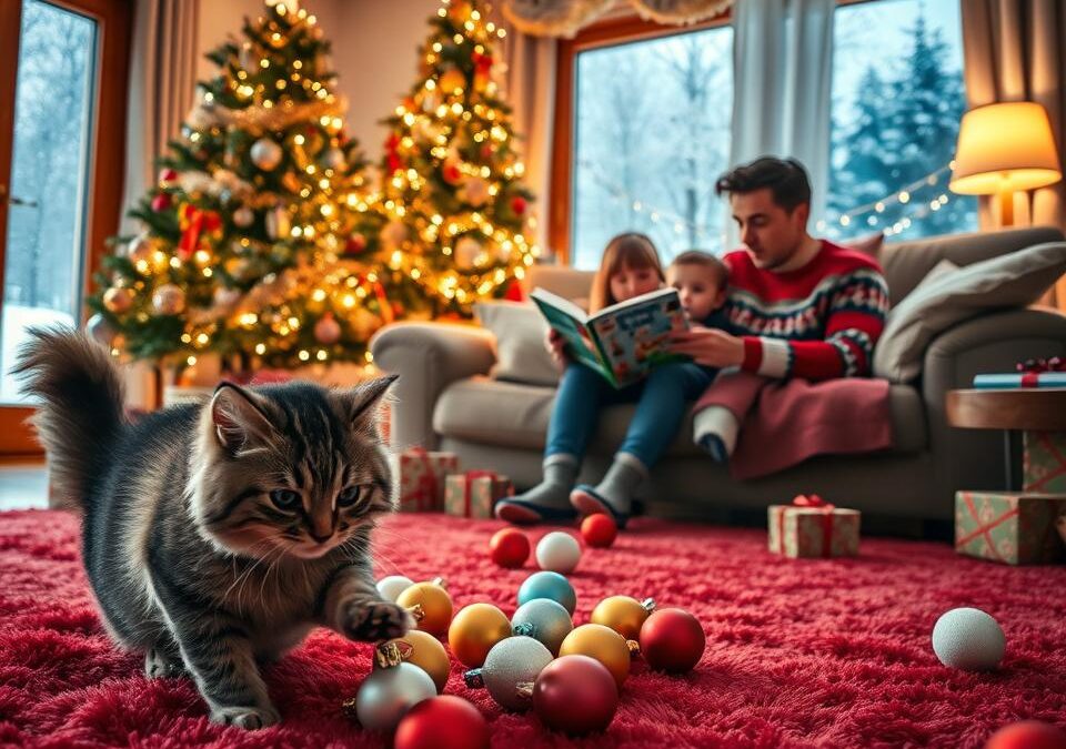 Povești de Crăciun cu pisici pentru copii și stăpâni