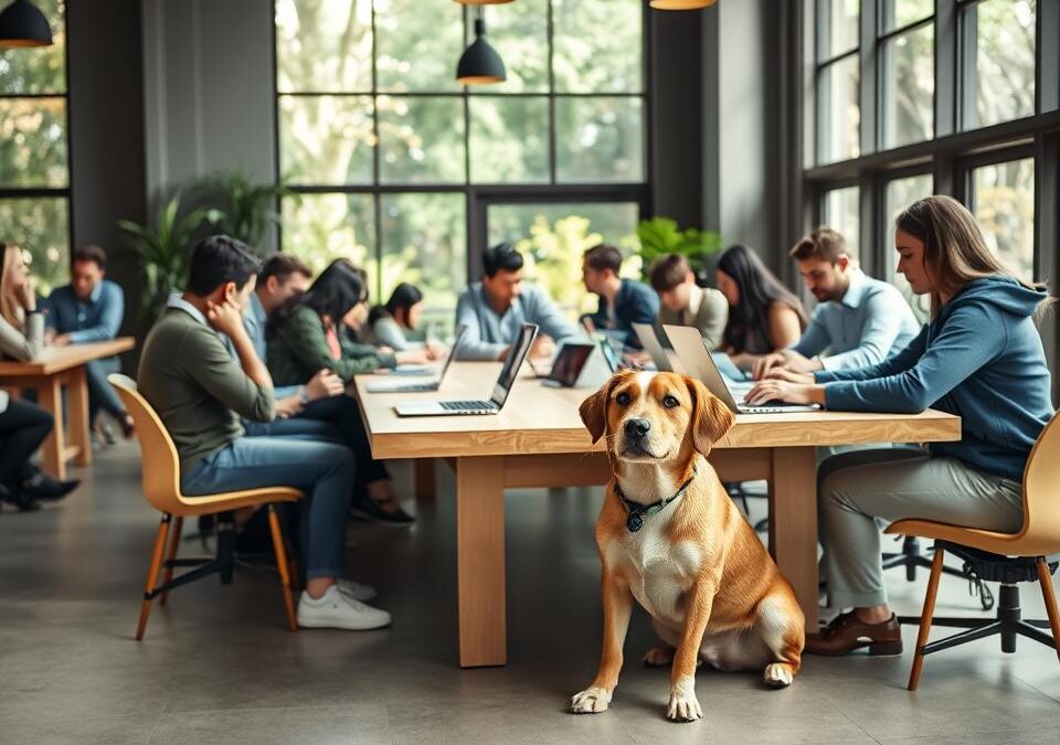 Prezența câinelui în spațiile de coworking – Tot ce trebuie să știi despre asta!