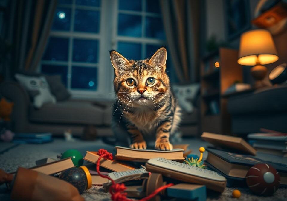 Probleme de comportament nocturn la pisici – Tot ce trebuie să știi despre asta!