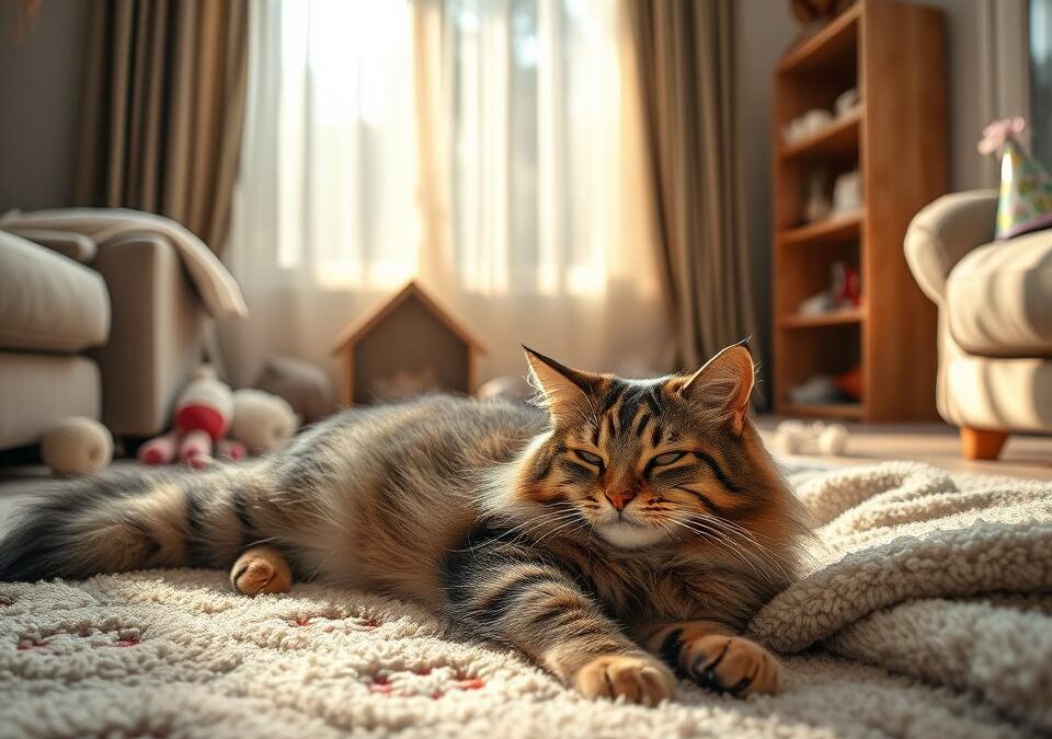 Liniște după Revelion – cum îți ajuți pisica să se refacă?