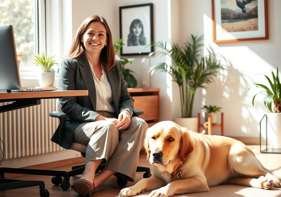 Reducerea stresului în birou cu ajutorul câinelui – Tot ce trebuie să știi despre asta!