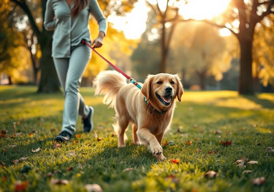 Cum construiește plimbarea împreună încrederea dintre tine și câinele tău?