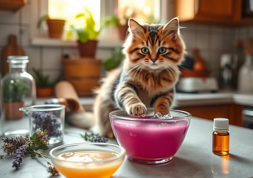 Șampon preparat în casă pentru pisici – Tot ce trebuie să știi despre asta!