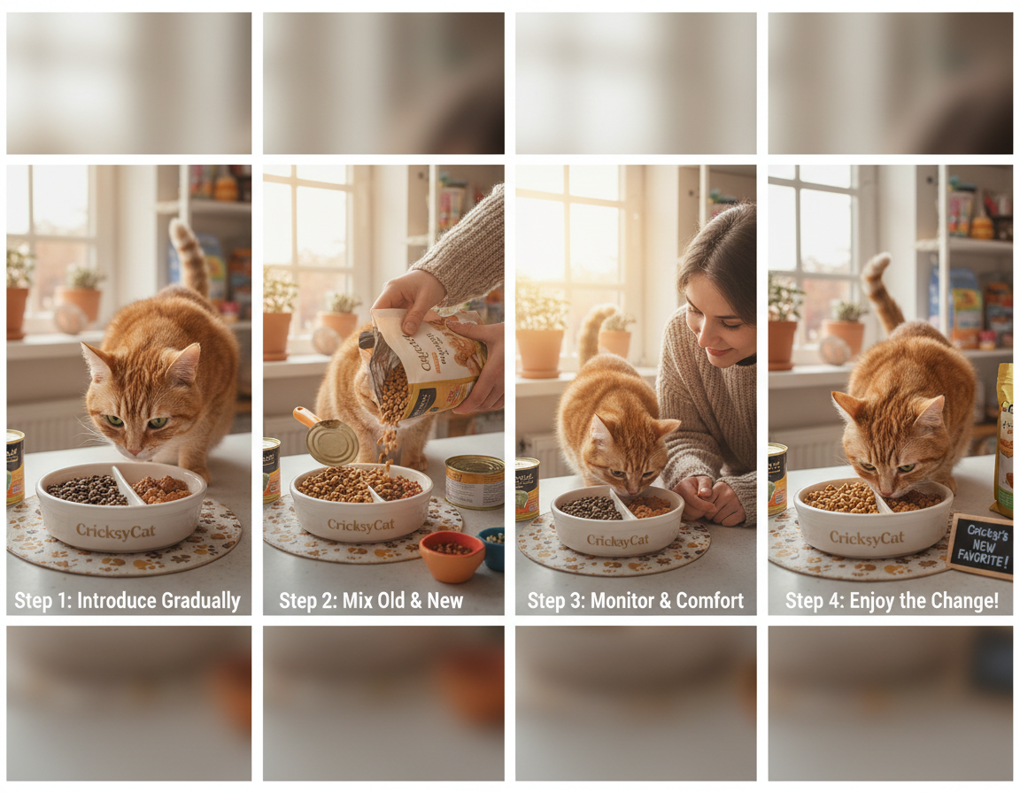 schimbarea-hranei-CricksyCat-pas-cu-pas schimbarea hranei CricksyCat pas cu pas