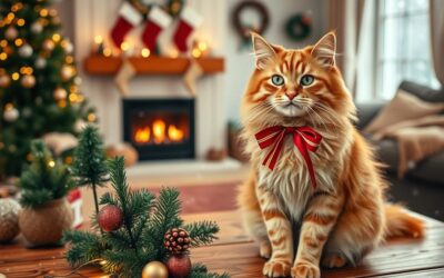 Blog pentru pisici 19 Ședință foto de Crăciun cu pisica – așa obții poza perfectă