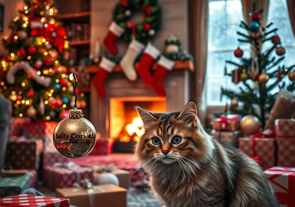 Stresul de Crăciun al pisicii tale – cum îl eviți?