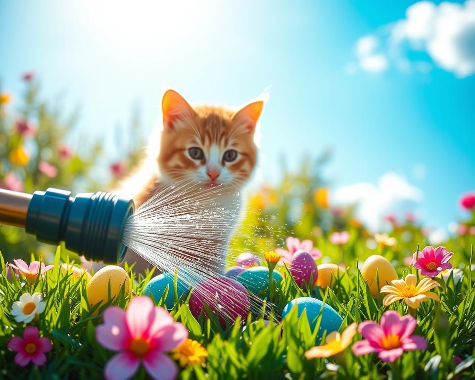 stropitul de Paște și pisica