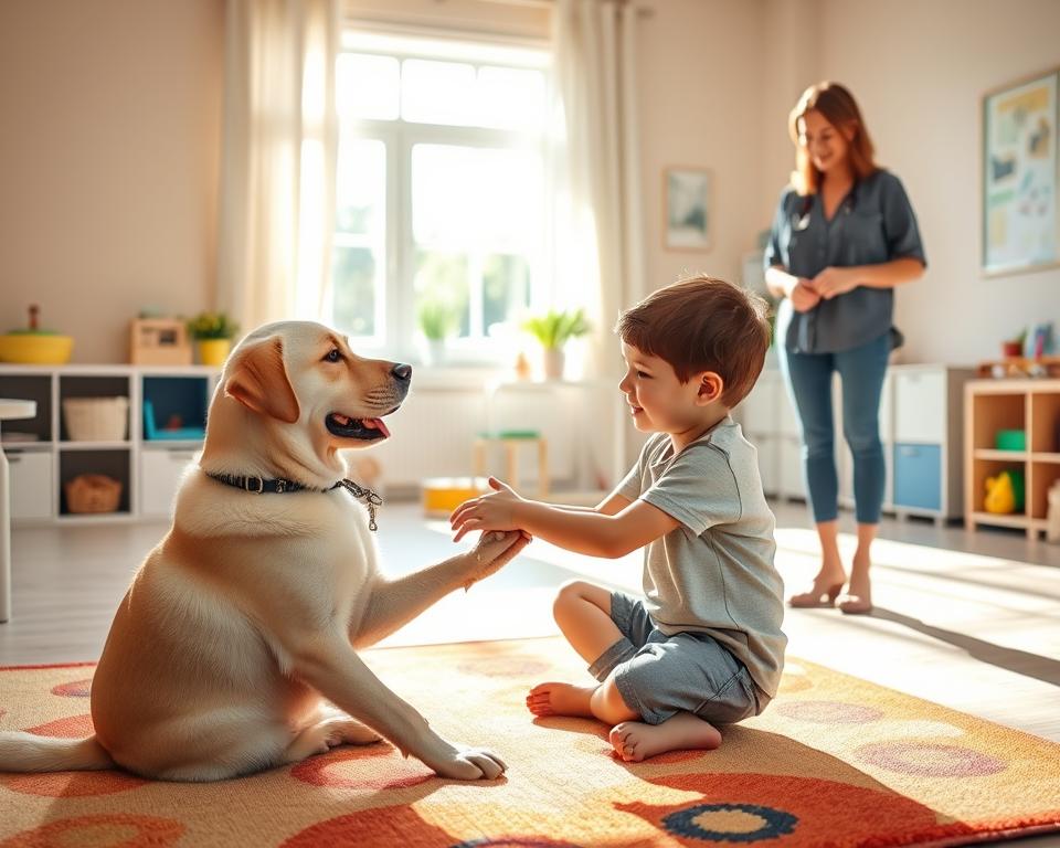 terapie-pentru-autism-cu-ajutorul-cainilor terapie pentru autism cu ajutorul câinilor