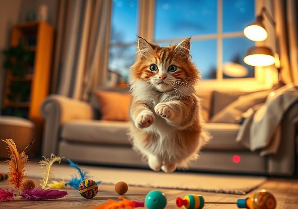 Timpul de joacă de seară al pisicii – Tot ce trebuie să știi despre asta!