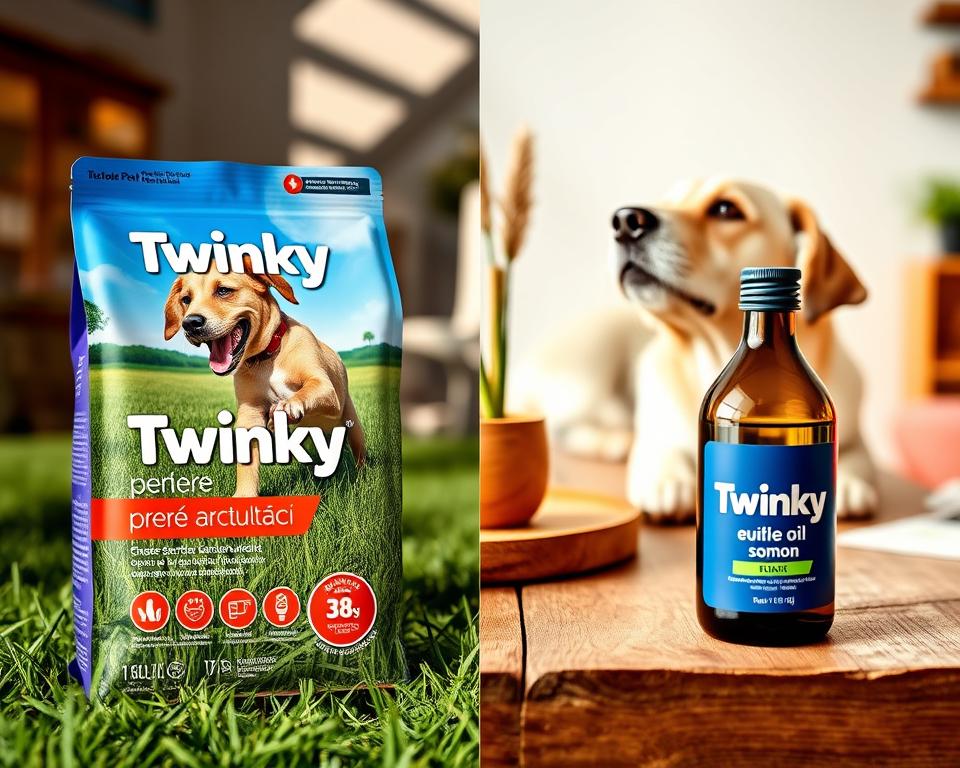 twinky pentru articulații vs ulei de somon pentru câine senior