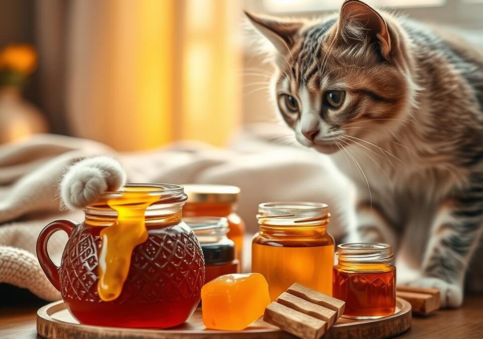 Utilizarea mierii și a propolisului la pisici – Tot ce trebuie să știi despre asta!