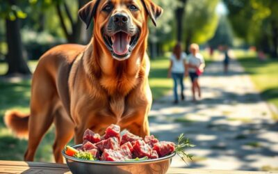 Avantajele cărnii de vită pentru câinii activi și de talie mare