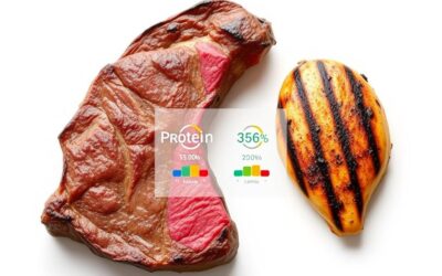 Carne de vită sau piept de pui? – comparație a valorilor nutriționale
