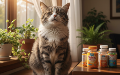 Efectele curei cu vitamine Twinky la o pisică vârstnică