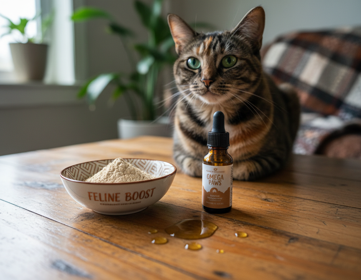 vitamine-sub-forma-de-pulbere-sau-ulei-pentru-pisici vitamine sub formă de pulbere sau ulei pentru pisici