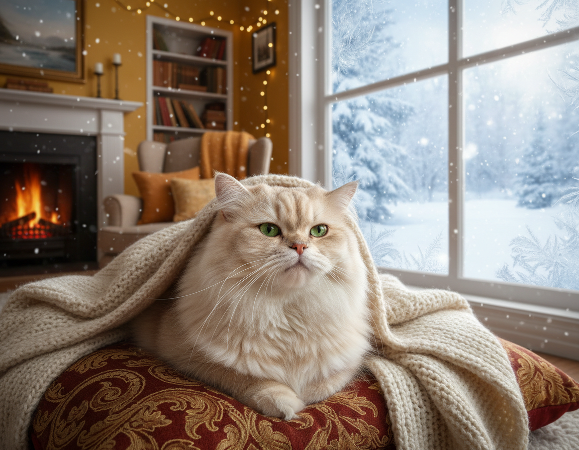 adaptarea pisicii la vreme rece