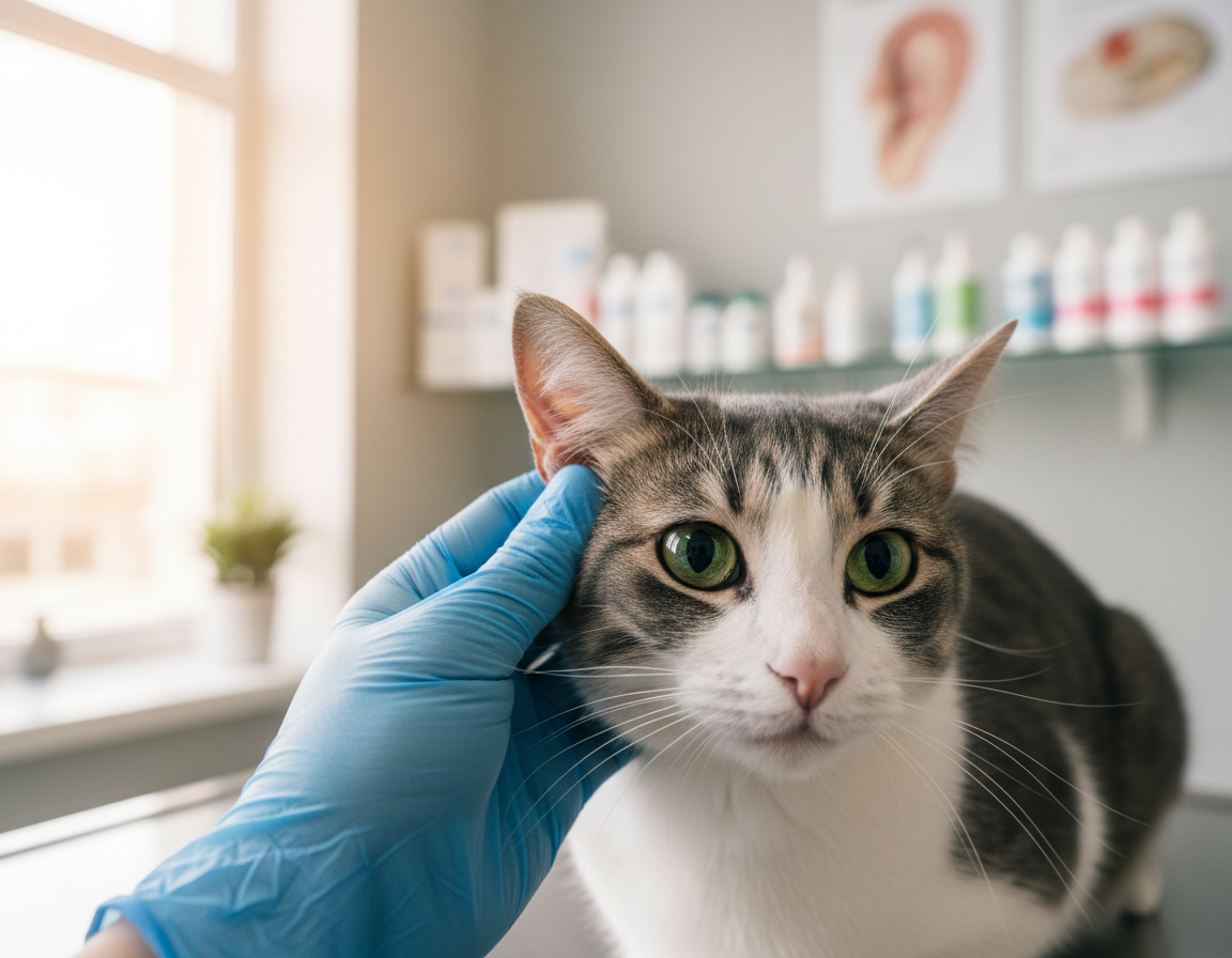 afectarea auzului la pisici