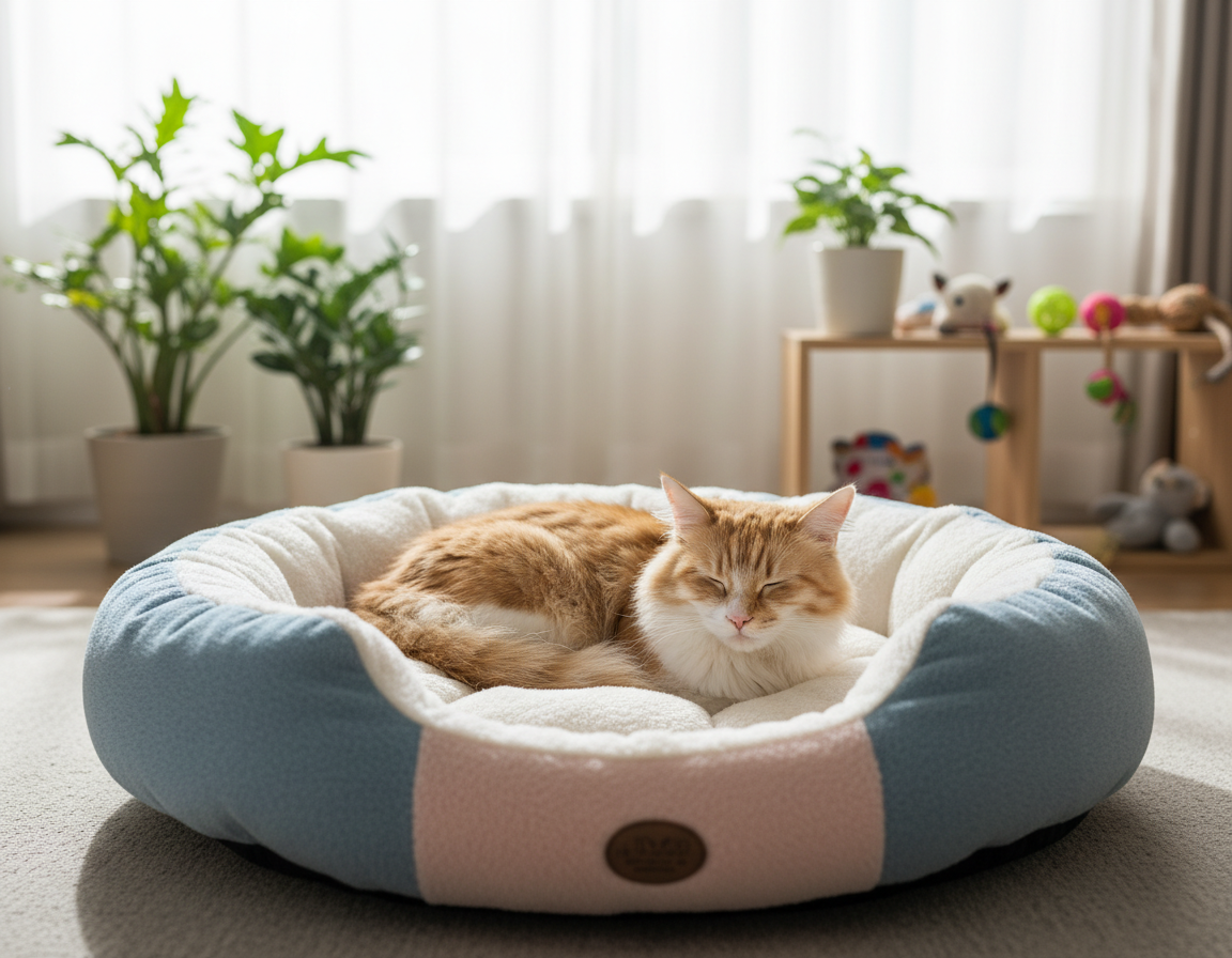 amenajarea unui loc de odihnă sigur pentru pisică