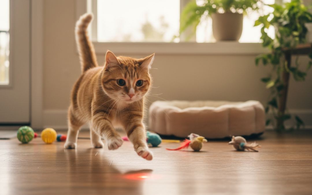 Antrenament cu laser pentru pisici – Tot ce trebuie să știi despre asta!