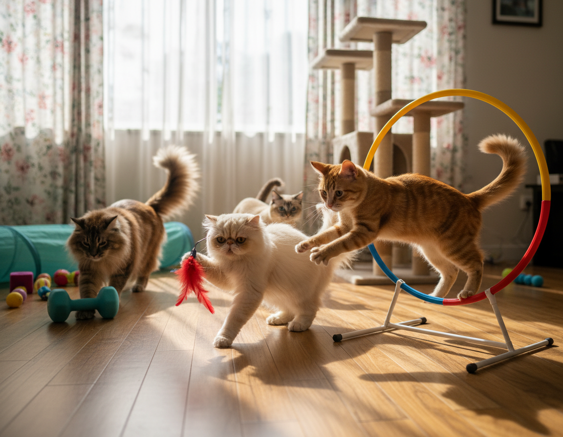 Antrenament de condiție fizică pentru pisici – Tot ce trebuie să știi despre asta!