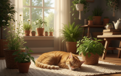 Calmarea durerii la pisică cu plante medicinale – Tot ce trebuie să știi despre asta!