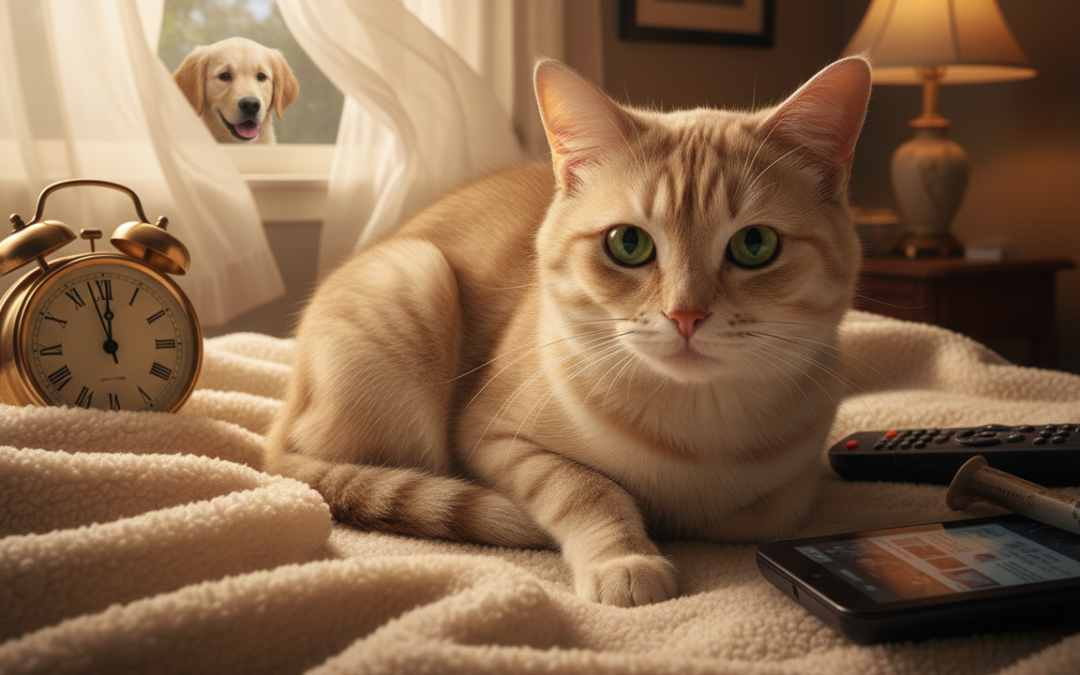 Cauzele tulburărilor de somn la pisică – Tot ce trebuie să știi despre asta!