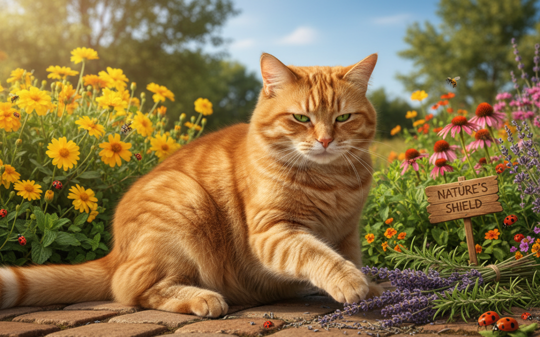 Combaterea naturală a puricilor la pisică – Tot ce trebuie să știi despre asta!