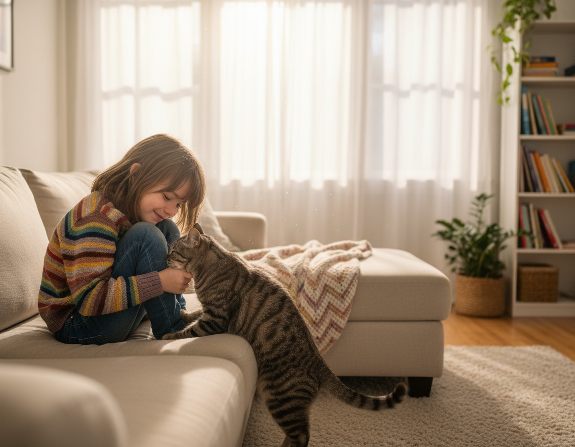 comportamentul empatic al pisicii