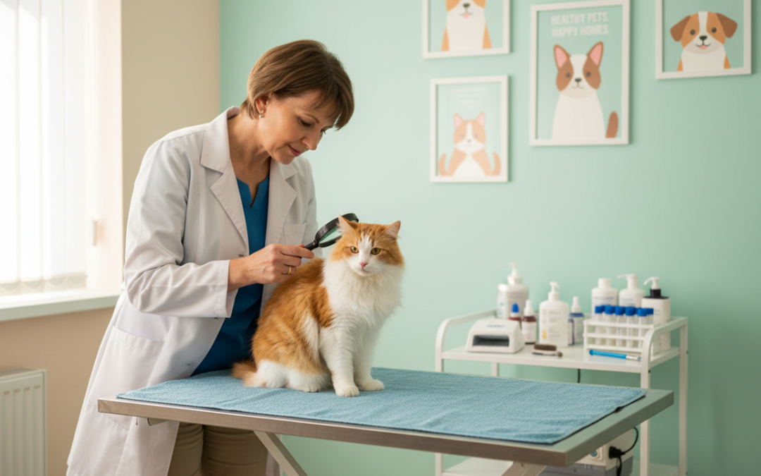 Consultația dermatologică la pisici – Tot ce trebuie să știi despre asta!