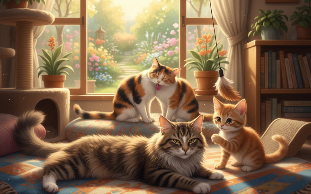 Dezvoltarea stabilității emoționale a pisicii – Tot ce trebuie să știi despre asta!