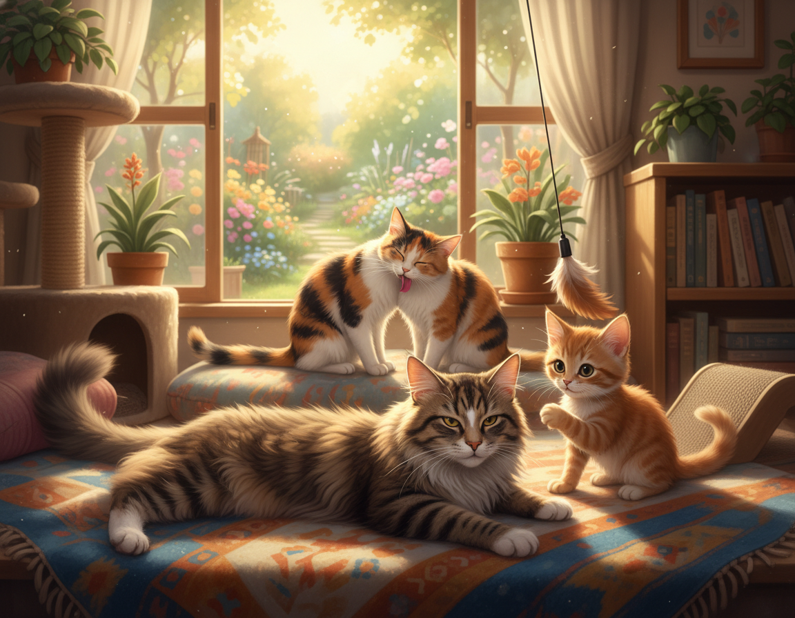 dezvoltarea stabilității emoționale la pisici