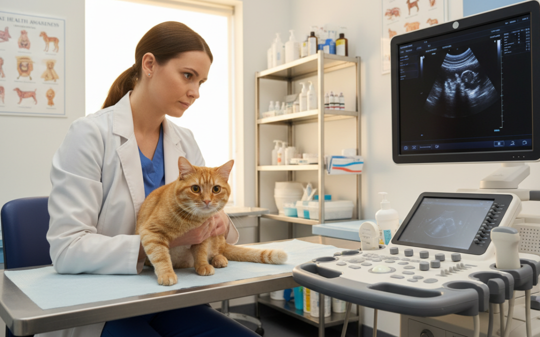 Diagnosticarea prin ecografie la pisici – Tot ce trebuie să știi despre asta!